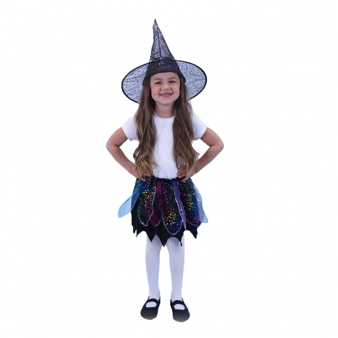 Children's Halloween Witch Tutu Skirt with Stars