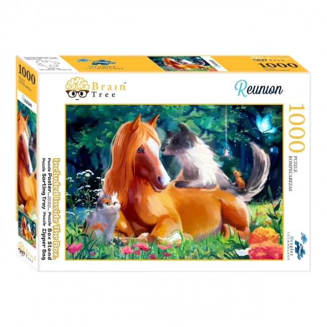 Brain Tree Animal Reunion Puzzle 1000 Pieces