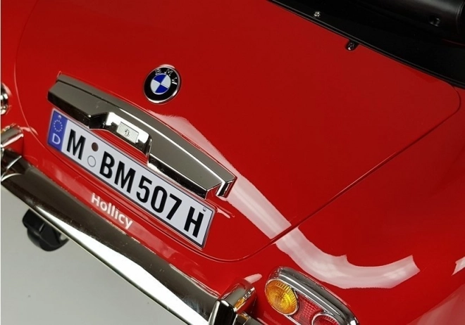 Red Retro Ride-On BMW Car