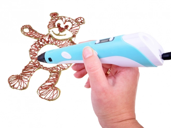 Magic 3D Pen with Filaments – blue