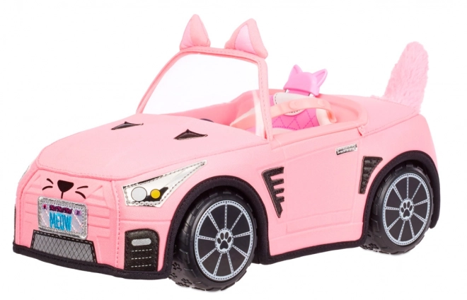 Na! Na! Na! Surprise Plush Pink Convertible Car Cat Design