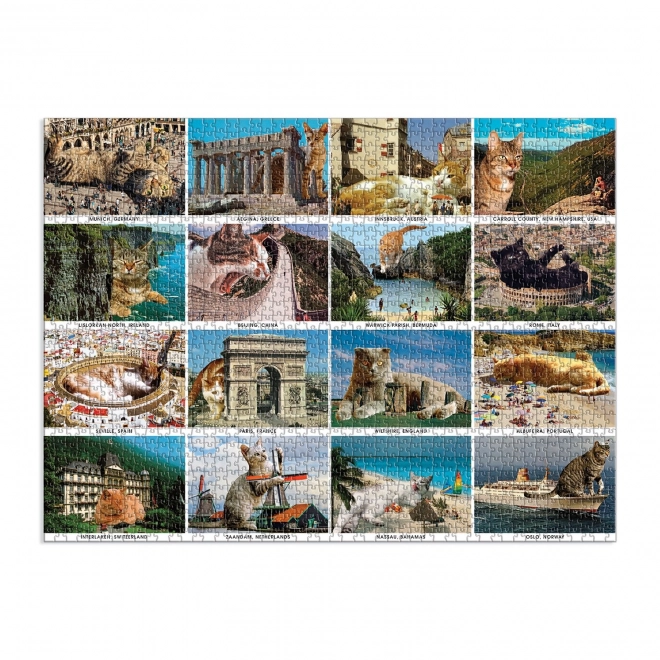 Cats on Vacation Puzzle - 1500 Pieces