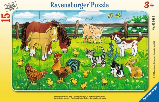 Animal Friends Puzzle 15 Pieces