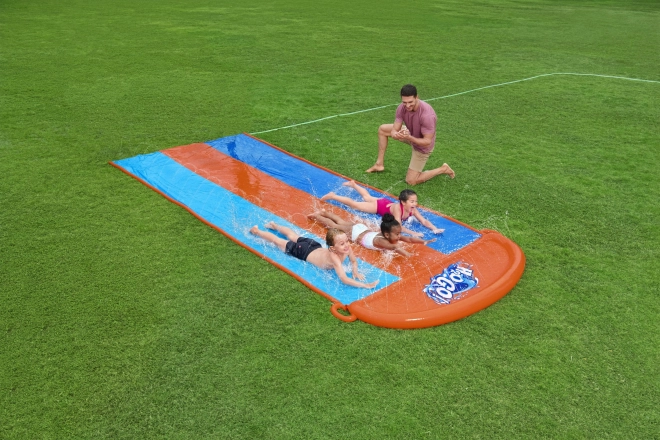 Triple Water Slide with Sprinkler