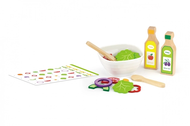 Wooden Salad Set