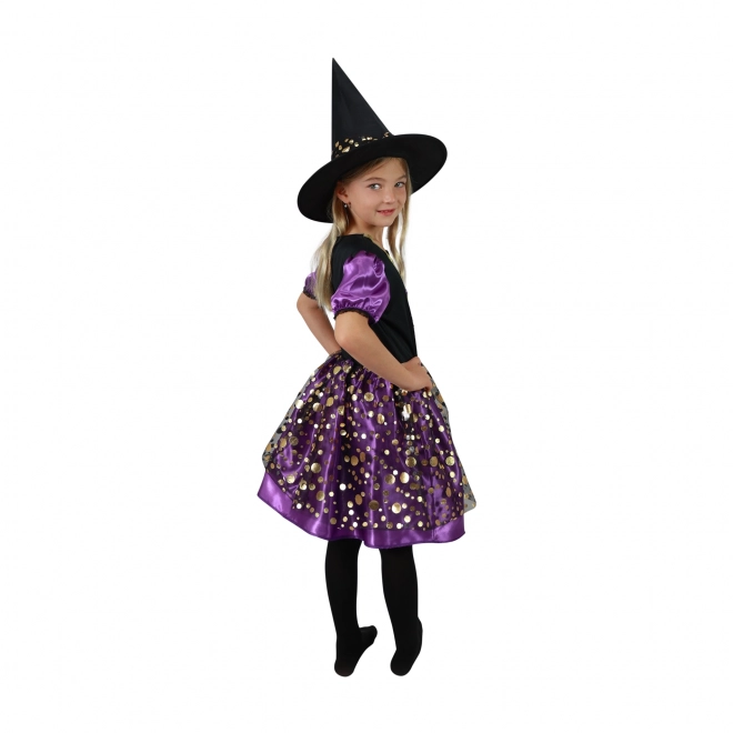 Children's Witch Costume Purple and Black