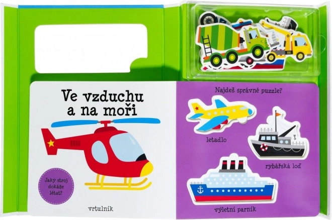 Svojtka & Co. Kniha s puzzle: Náklaďáky