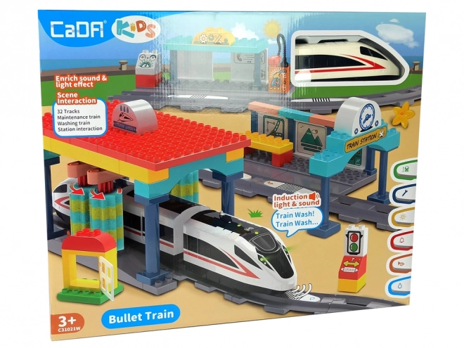 Building Blocks Train Station CADA Set