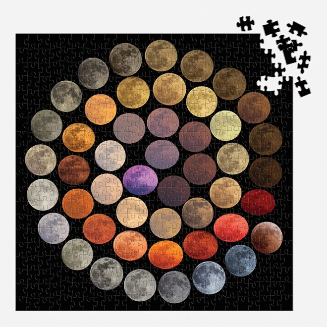 Moon Colors Puzzle 500 Pieces