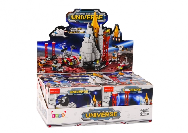 Space Construction Blocks Rocket Set