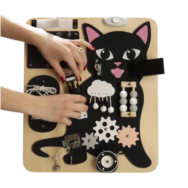 Sensory Activity Board Cat by Lulilo