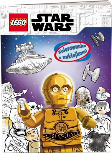 Lego Star Wars coloring book with stickers