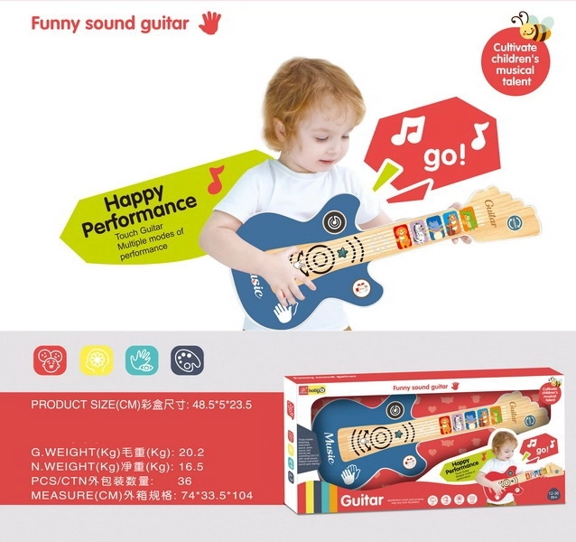 Children's Electric Guitar with Light-Up Feature