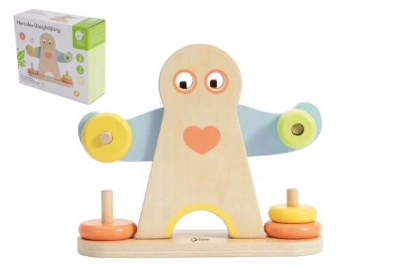 Wooden Puzzle Hercules Weights 7 Pieces