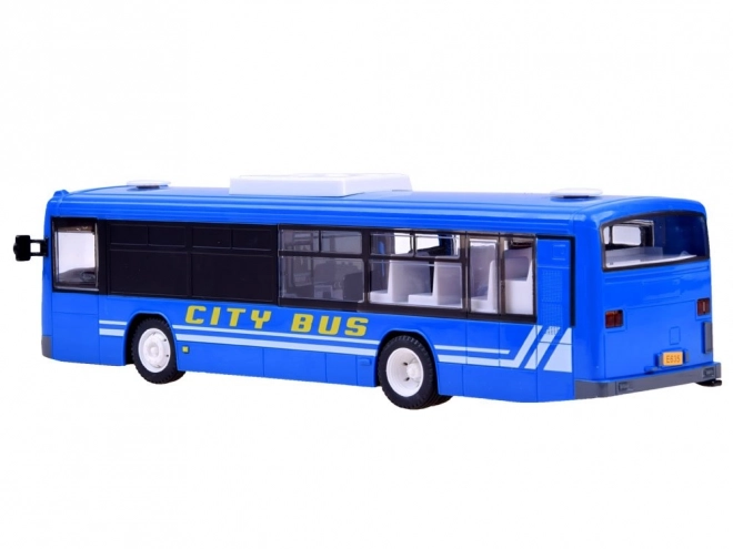 Remote Control Bus with Automatic Doors – red