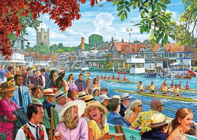 Rowing Race 1000 Piece Puzzle