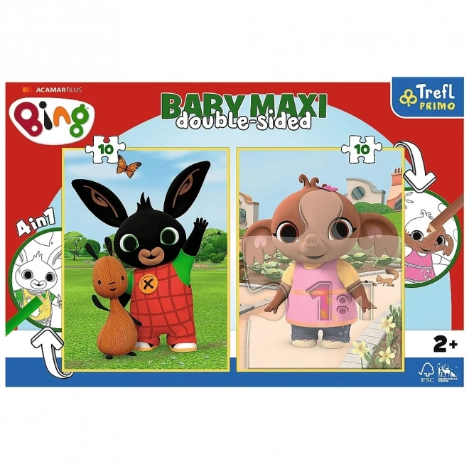 Double-Sided Puzzle BING for Kids