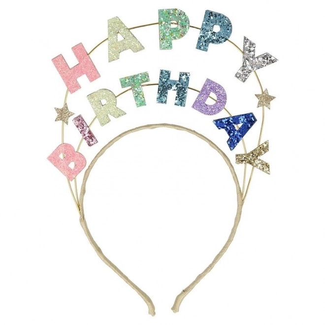 Glitter Happy Birthday Hair Band