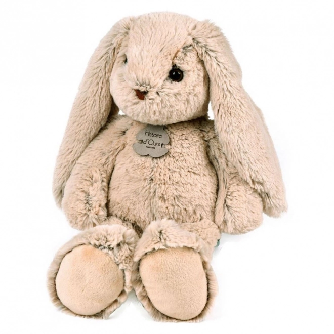 Beige Plush Rabbit Toy by Histoire d'Ours