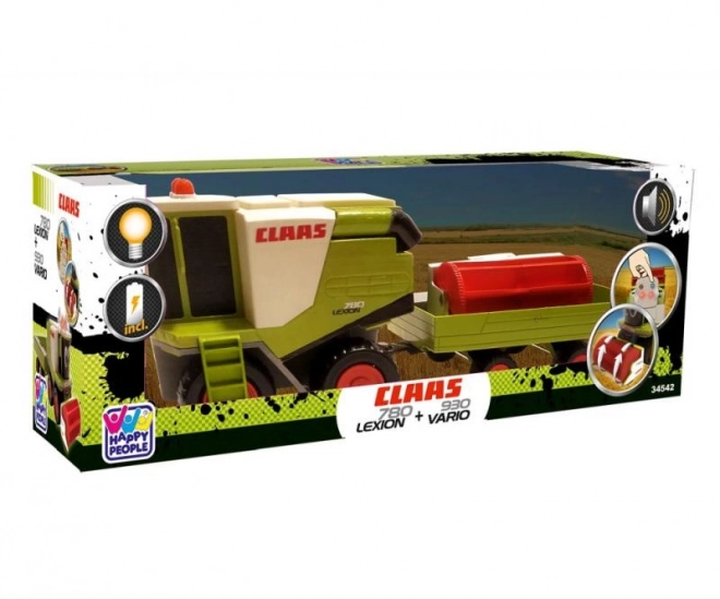 Claas Mini Harvester with Trailer for Kids