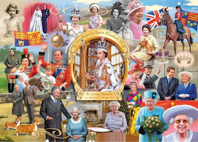 Gibsons Puzzle Queen Elizabeth II 1000 Pieces