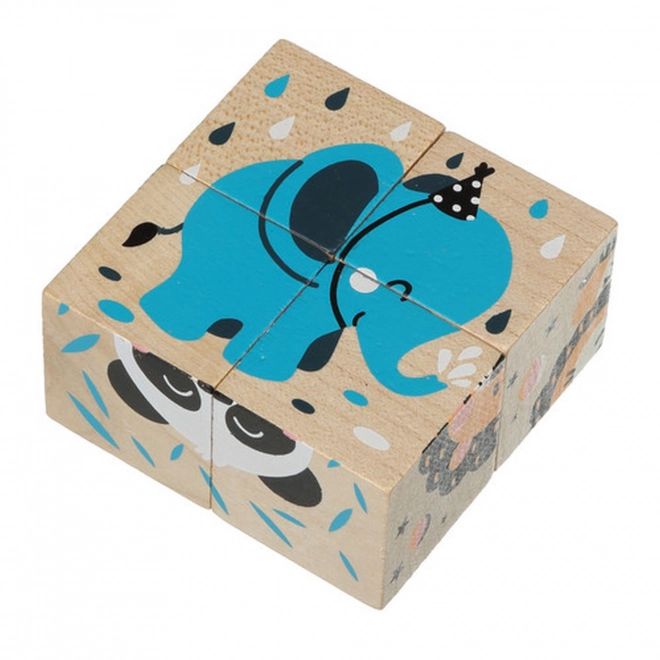 Cubika Happy Animals Puzzle Blocks