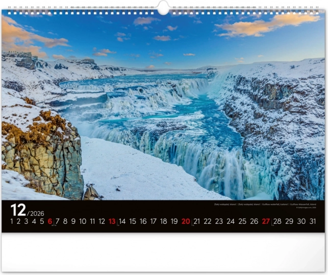 Calendrier Mural Paysages 2026