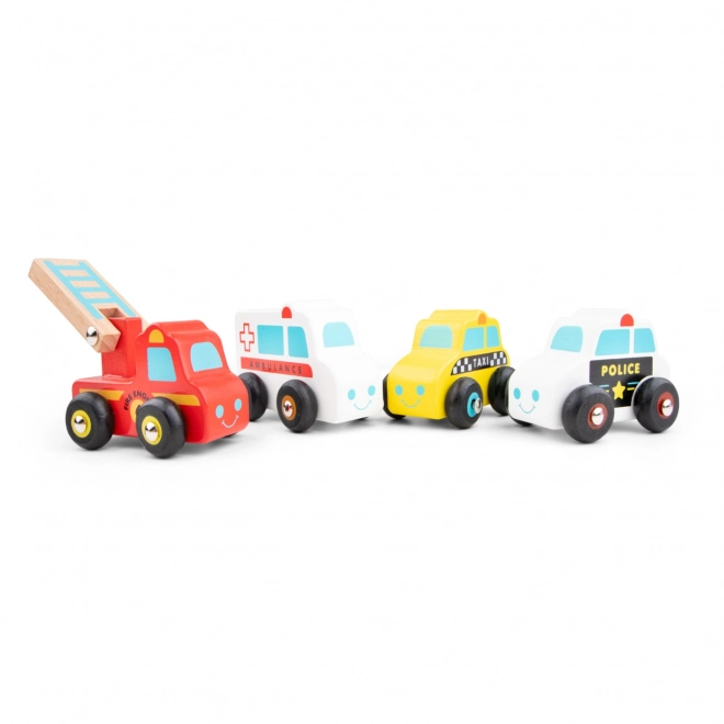 Wooden Mini Vehicles Set