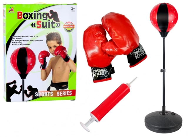 Boxing Set for Kids with Punching Bag and Gloves