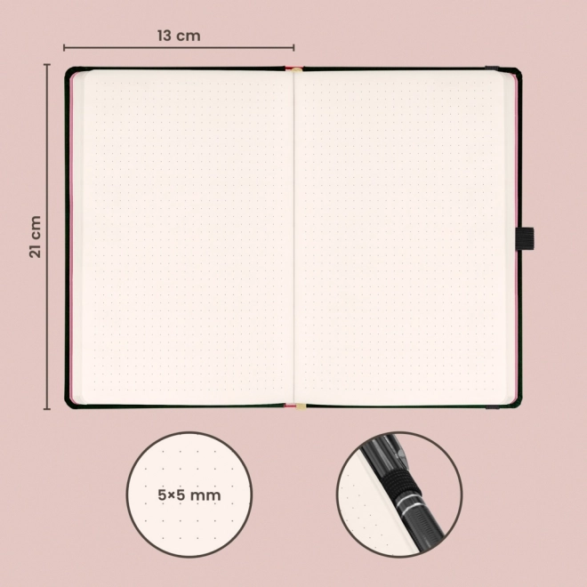 Notique Rose Dotted Notebook