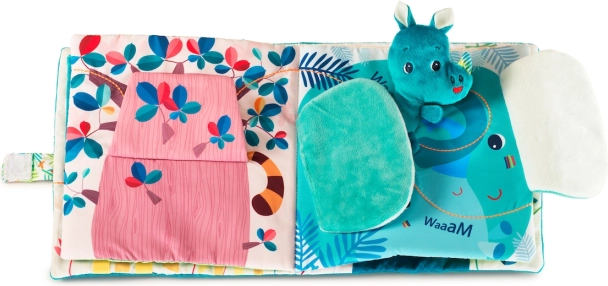 Interactive puppet of Marius the rhino