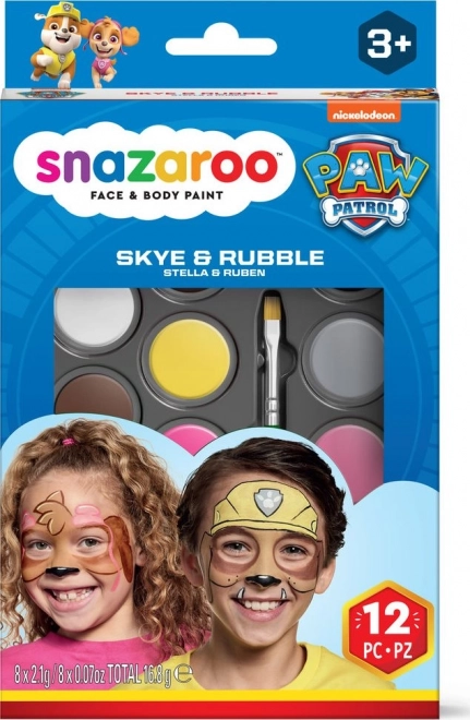 Snazaroo Face Paint Set Paw Patrol Skye & Rubble