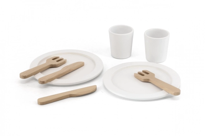 Wooden Dish Set 8 Pieces