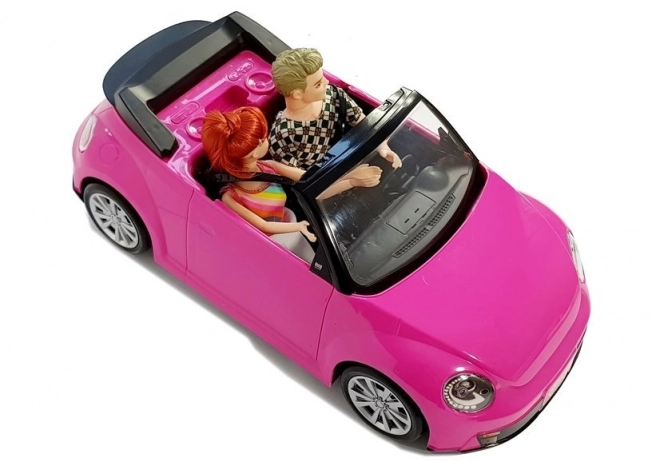 Doll Sports Car with Sound and Light