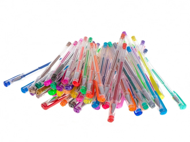 Kleurrijke glitter gelpennen - 50 stuks