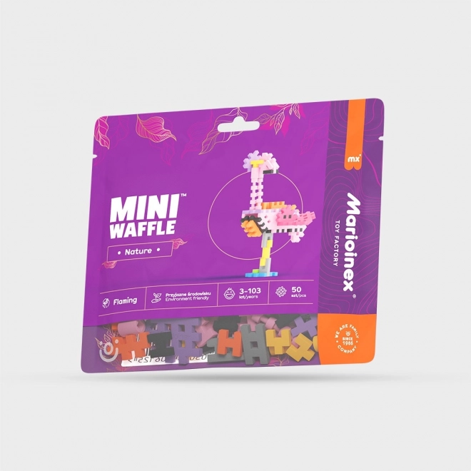 Mini Waffle Nature Flamingo Blocks