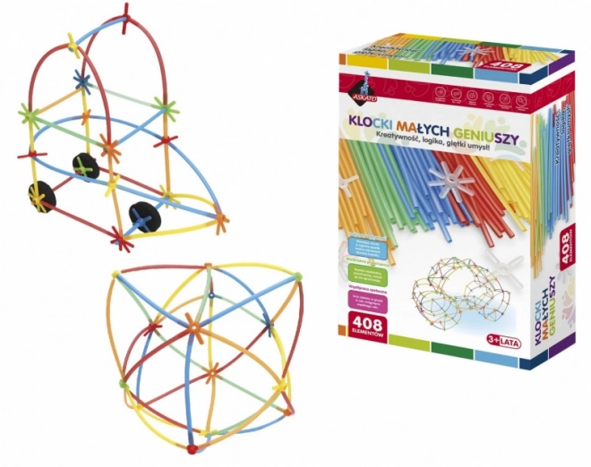 Small Straw Building Blocks for Little Geniuses