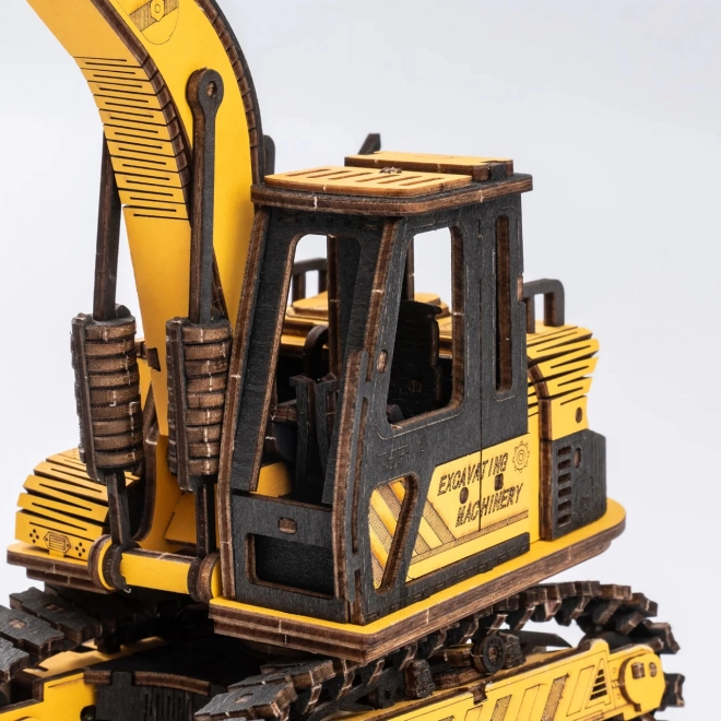 Wooden 3D Puzzle Excavator