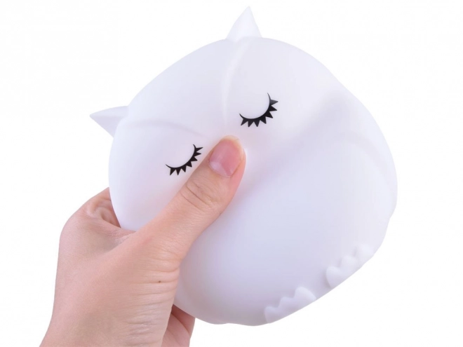 Owl Soft Silicone Night Light with Remote Control