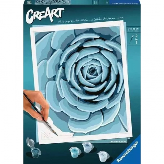 Creart Botanical Blue Painting By Numbers