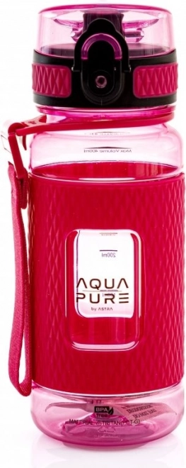 Astra Eco Water Bottle Aqua Pure 400ml Pink