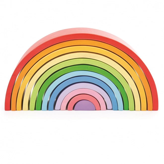 Bigjigs Wooden Stacking Rainbow