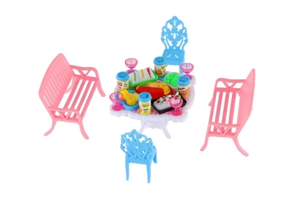 Doll Furniture Set - Table and Chairs