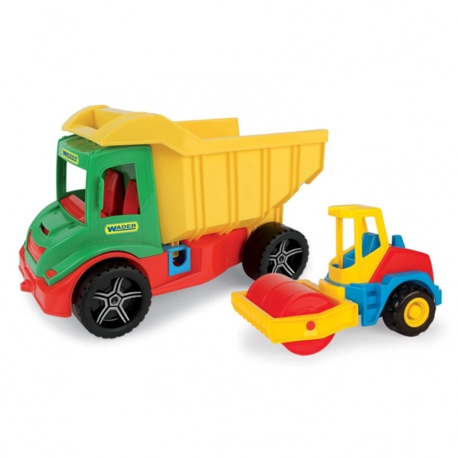 Multi Truck Vehicles with Roller