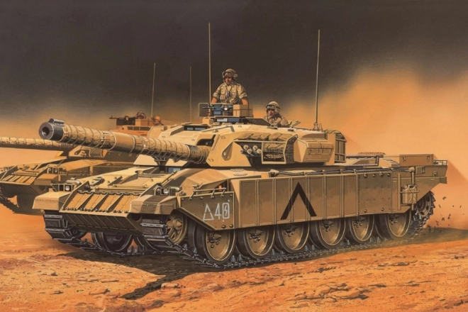 British Army Challenger Mk.3 Model Kit 1/72