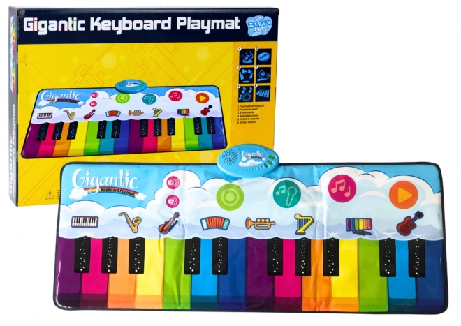 Rainbow Piano Educational Dance Mat