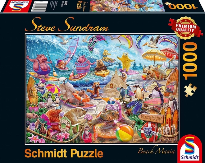 Beach Mania 1000 Pieces Puzzle