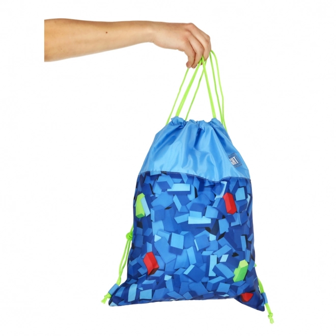 Bambino drawstring bag blue