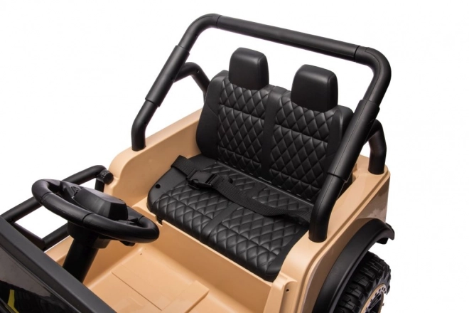 Battery-Powered Ride-On Car Khaki 24V