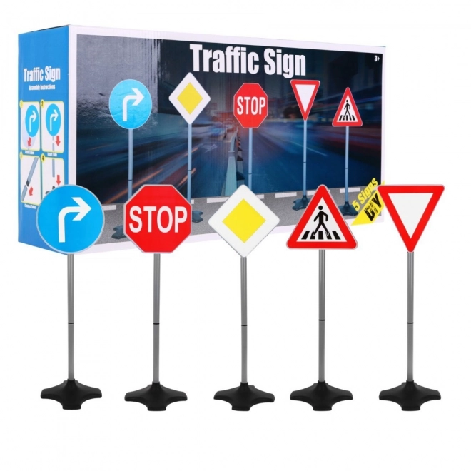 Road Signs Set for Young Drivers 3+ Traffic Learning